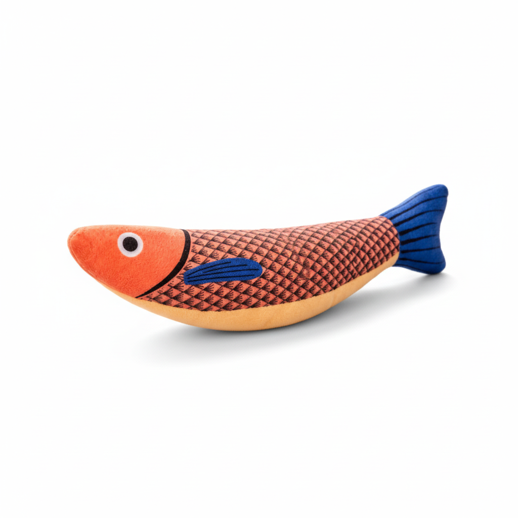 Fish Cat Chew Toy – Interactive Plush Catnip Toy for Cats - liveify