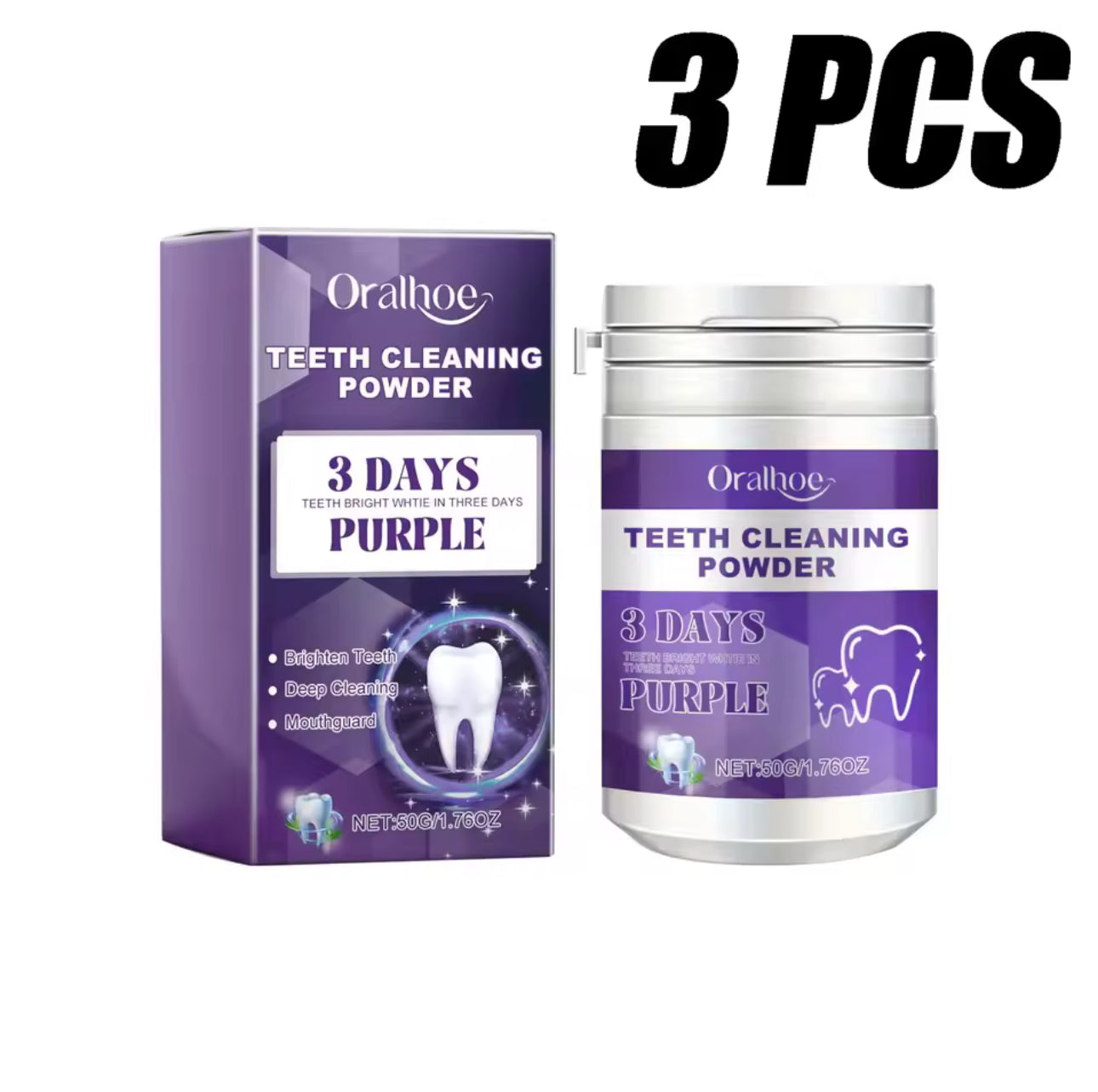 Liveify Purple Whitening Toothpaste – Color Correcting Toothpaste for Brighter Teeth, Stain Removal & Daily Oral Care Whitening Treatment