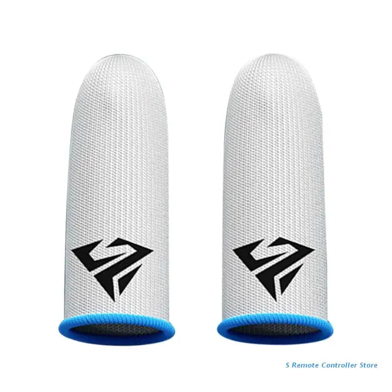 Liveify Gaming Finger Sleeves 2-Pack – Anti-Sweat Breathable Thumb Sleeves for Mobile Gaming, High Sensitivity Touchscreen Finger Covers