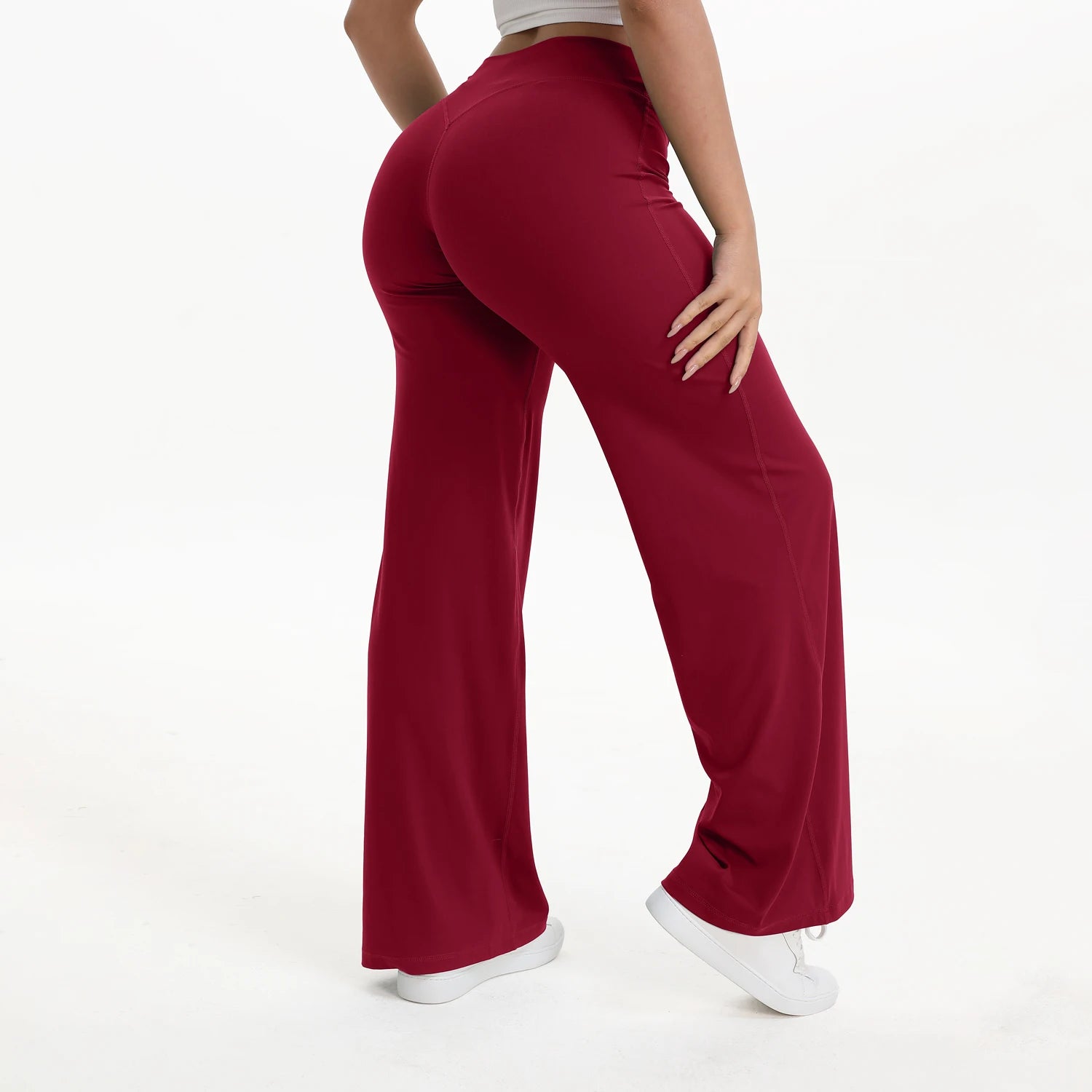 Liveify SoftMotion Straight Leg Yoga Pants – Mid-Waist Naked Feel Pilates, Gym & Running Leggings for Women