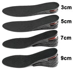 Liveify Height Increase Insoles – Air Cushion Elevator Shoe Inserts with Arch Support, Adjustable 3–9cm Heel Lift Insoles for Men & Women
