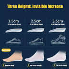 Liveify Half Invisible Height Increase Insoles – EVA Memory Foam Heel Lift Inserts for Men & Women, Comfortable 1.5–3.5cm Height Boost