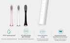 Liveify Sonic Electric Toothbrush – USB Rechargeable IPX7 Waterproof Toothbrush with 6 Cleaning Modes & High-Frequency Deep Cleaning
