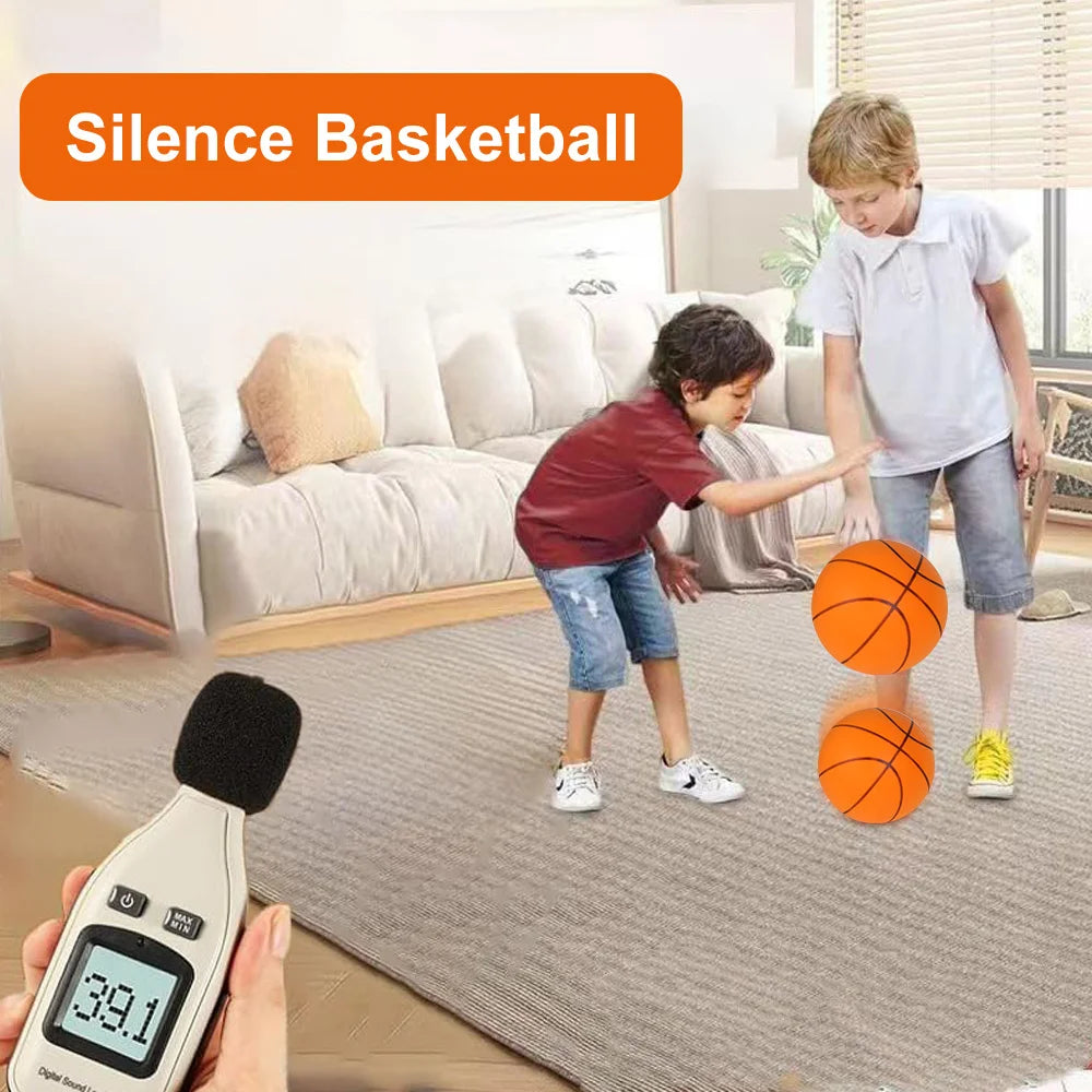 Liveify Silent Foam Basketball – High Bounce Noiseless Indoor Training Ball for Dribbling Practice, Sizes 3, 5 & 7