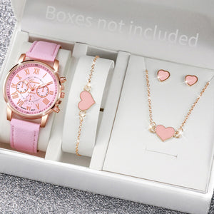 pink watch + set 3