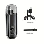 Liveify Nose & Ear Hair Trimmer for Men – USB-C Rechargeable Portable Precision Grooming Kit for Facial Hair, Safe & Pain-Free Trimming