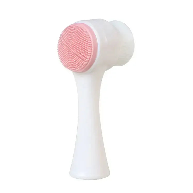 3D Double Silicone Facial Cleansing Brush - liveify