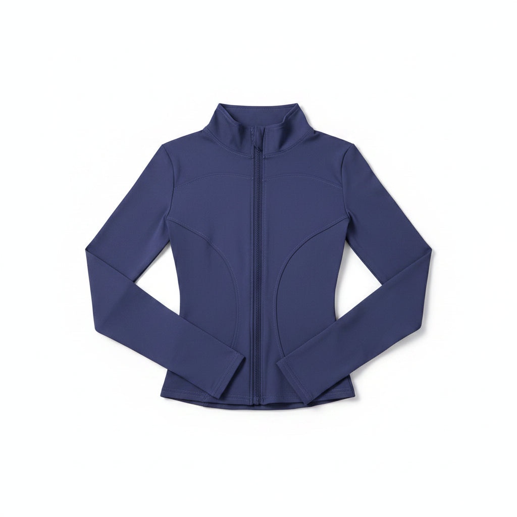Liveify Women’s Long Sleeve Sport Jacket – Lightweight Gym Training Top, Yoga & Workout Zip Athletic Sportswear Coat