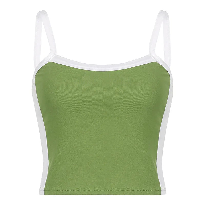 Liveify Women’s Sleeveless Knitted Crop Top – Backless Y2K Tank Top, Casual Summer Cami for Streetwear & Everyday Fashion