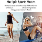 Liveify smart fitness tracker watch for multiple sports modes, tracking calories during jump rope and gym workouts