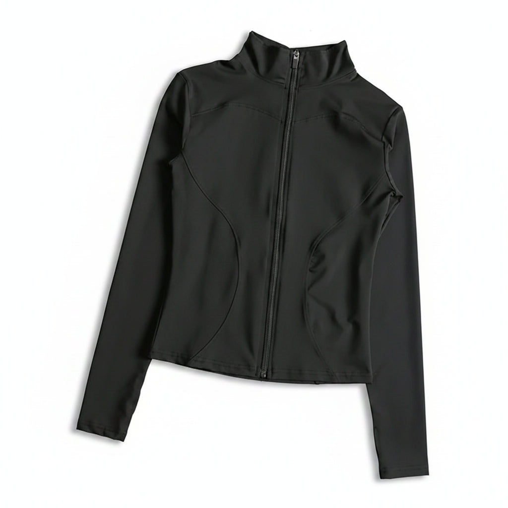 Liveify Women’s Zip Fitness Jacket – Long Sleeve Yoga & Gym Top, Slim Fit Activewear Running & Workout Sports Coat