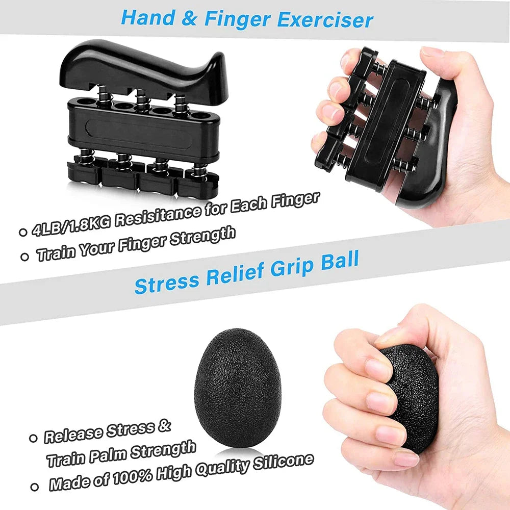 Liveify Adjustable Hand Grip Strength Trainer 5–60kg – Forearm, Wrist & Hand Exerciser with Counter for Muscle Strength & Fitness Training