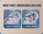Liveify 3D neck and shoulder massager with 4 upper and 2 lower massage heads for targeted relief