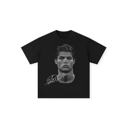 Liveify Cristiano Ronaldo Graphic T-Shirt – Men's Cotton Short Sleeve Football Fan Tee Casual Sportswear