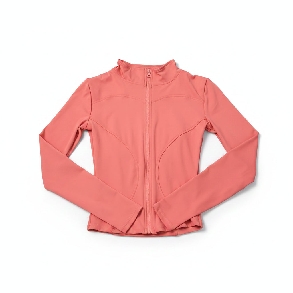 Liveify Women’s Long Sleeve Sport Jacket – Lightweight Gym Training Top, Yoga & Workout Zip Athletic Sportswear Coat