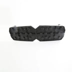Liveify black plastic interlocking floor mat with stud grip texture for garage or workshop use