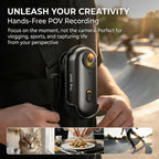 Liveify Mini 4K WiFi Action Camera – HD Wearable Body Camera for Cycling, Motorcycle, Sports, Vlogging & Outdoor Adventure