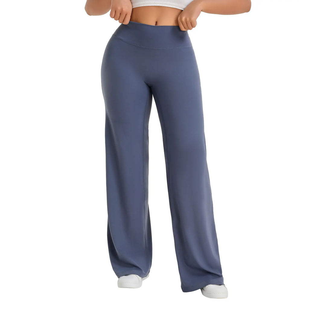 Liveify SoftMotion Straight Leg Yoga Pants – Mid-Waist Naked Feel Pilates, Gym & Running Leggings for Women