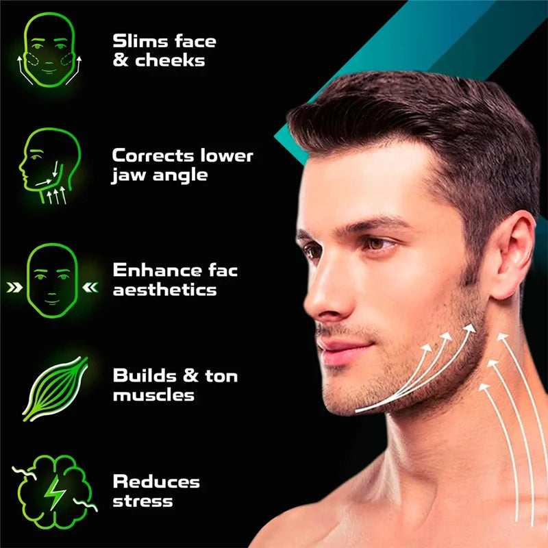 Liveify Jaw Exerciser – Jawline Muscle Training Equipment for Face Strengthening, Chewing Resistance & Jaw Definition Workout Tool