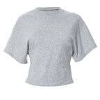Liveify Women’s Cropped O-Neck T-Shirt – Slim Fit Short Sleeve Crop Top, Casual Streetwear Tee for Spring & Summer