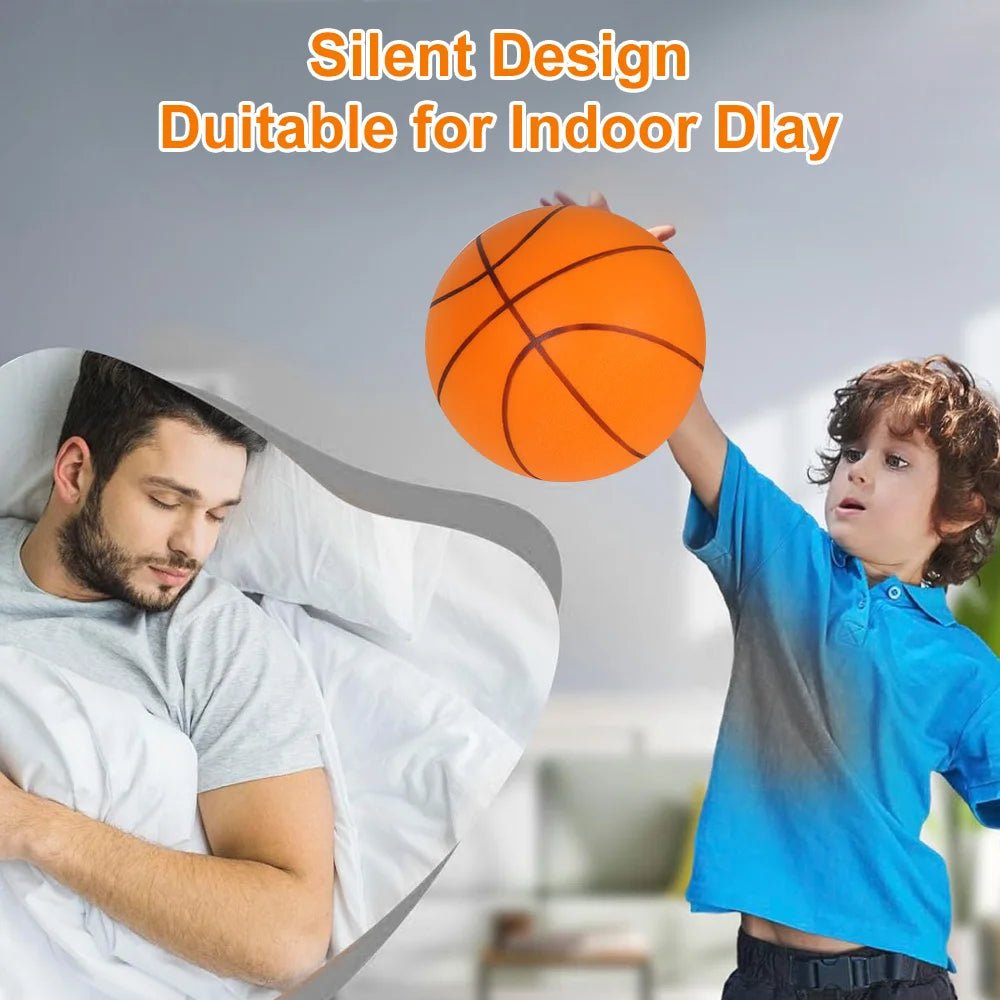 Liveify Silent Foam Basketball – High Bounce Noiseless Indoor Training Ball for Dribbling Practice, Sizes 3, 5 & 7
