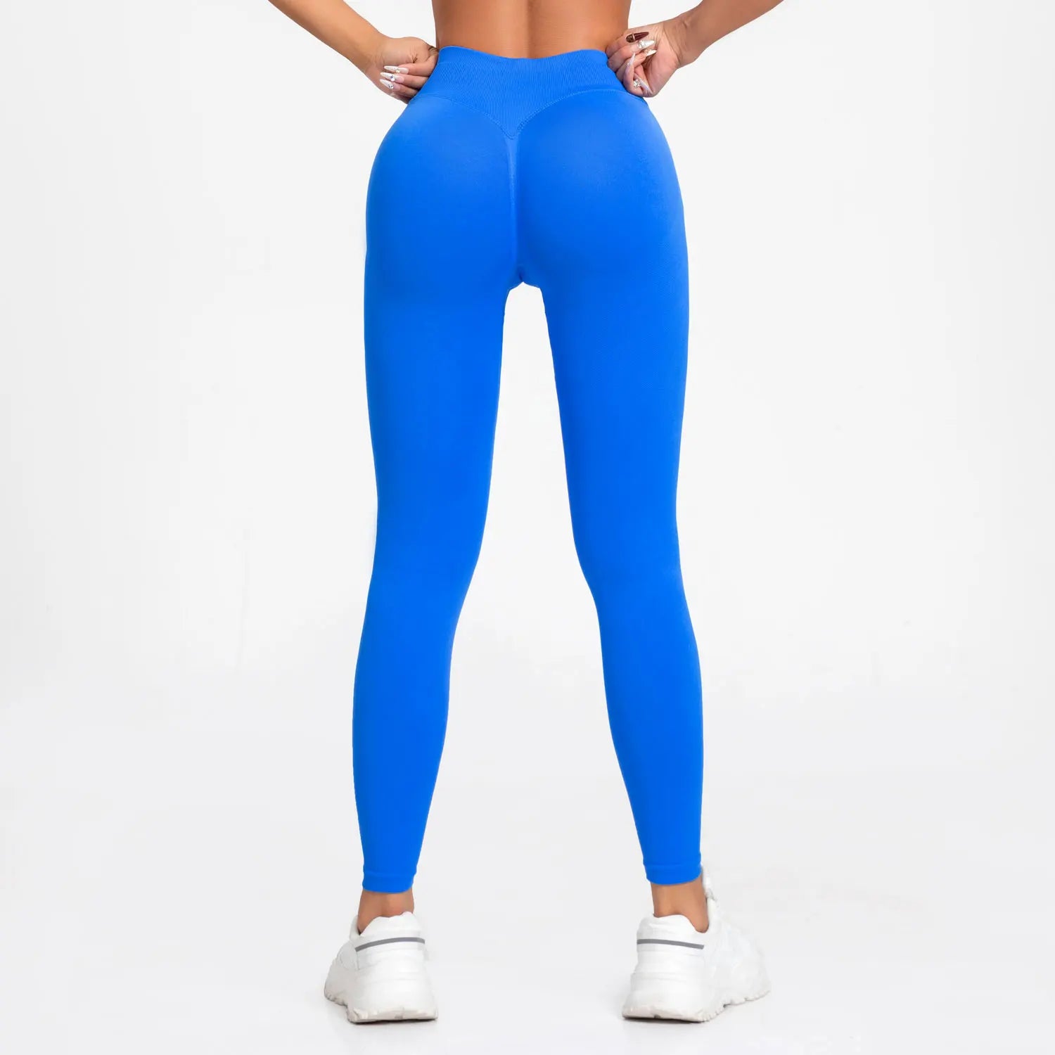 Liveify Impact Seamless Scrunch Leggings – Women’s High Stretch Yoga Pants, Ribbed Waist Gym & Workout Tights for Fitness