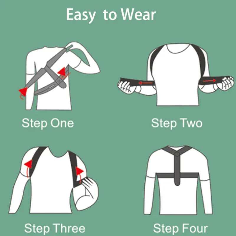 Posture Corrector – Back Support Brace for Better Posture - liveify