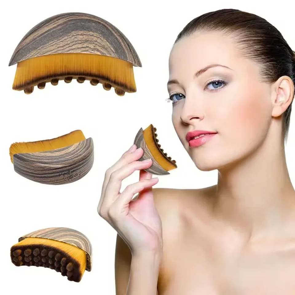 Liveify Lymphatic Drainage Face Brush – Facial Sculpting & Jawline Contour Massager Tool for Skin Tightening & Puffiness Reduction