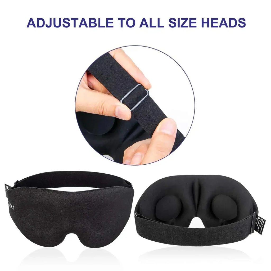 Liveify 3D Sleep Eye Mask – Contoured Light Blocking Blindfold for Men & Women, Comfortable Night Sleep Mask for Travel & Relaxation