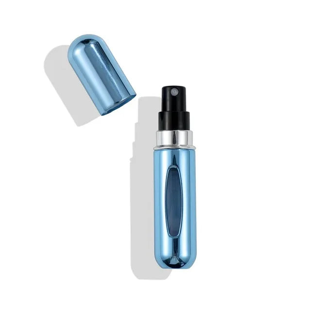 Liveify Refillable Perfume Atomizer – Portable Bottom-Fill Travel Spray Bottle 5ml/10ml for Perfume, Cologne & Fragrance