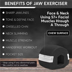 Liveify Jawline Exerciser – Facial Muscle Toner for Jaw Strengthening, Face Sculpting & Chewing Resistance Training for a Defined Jawline
