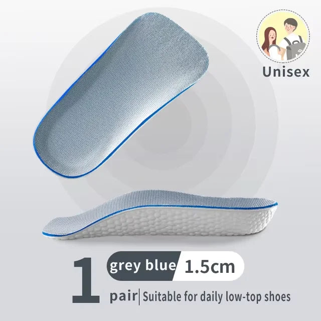 Liveify Half Invisible Height Increase Insoles – EVA Memory Foam Heel Lift Inserts for Men & Women, Comfortable 1.5–3.5cm Height Boost