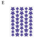 Liveify purple star-shaped wall decals, self-adhesive decorative stickers for kids' rooms or party decor