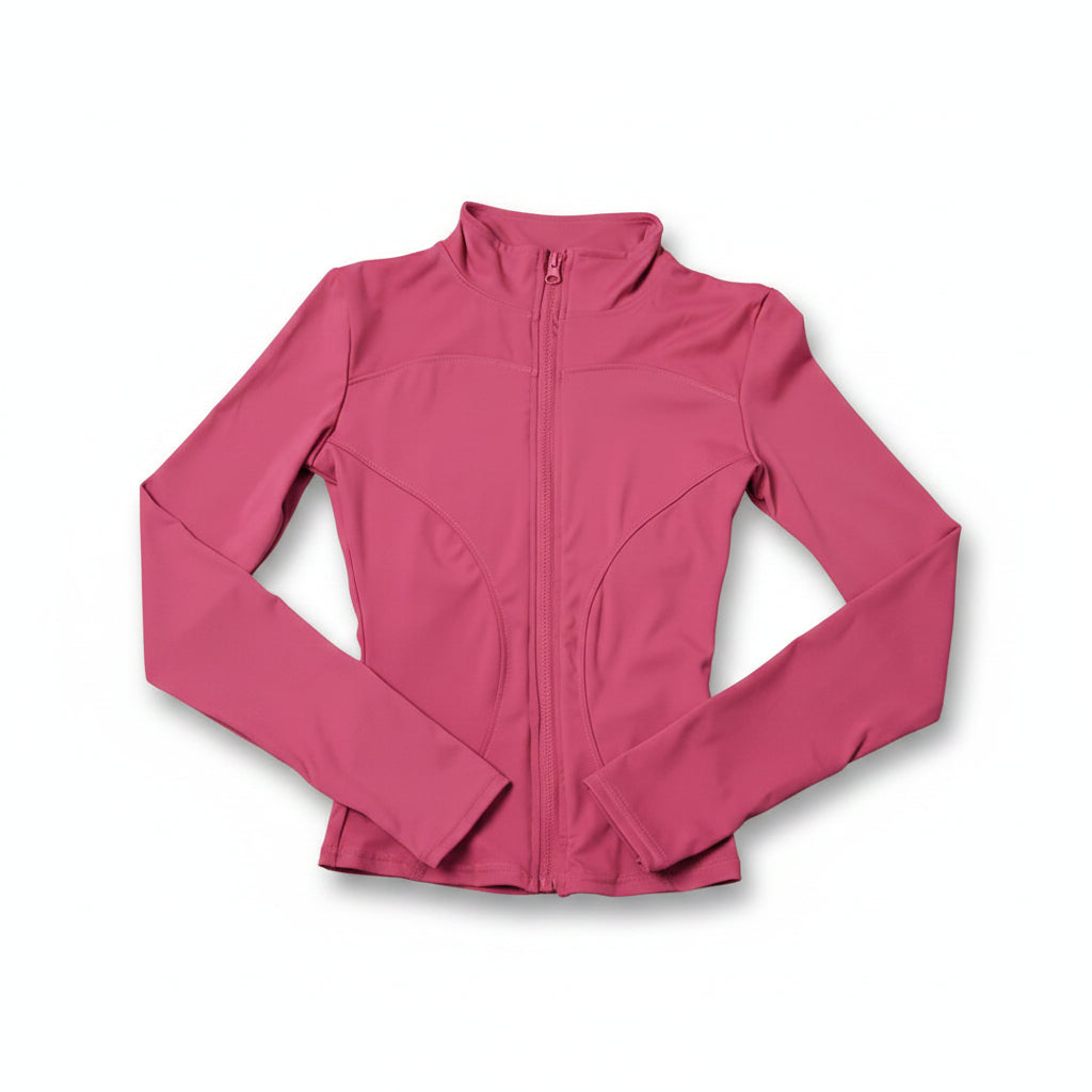 Liveify Women’s Long Sleeve Sport Jacket – Lightweight Gym Training Top, Yoga & Workout Zip Athletic Sportswear Coat