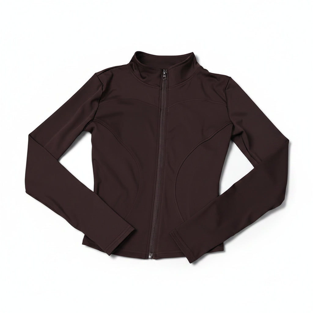 Liveify Women’s Long Sleeve Sport Jacket – Lightweight Gym Training Top, Yoga & Workout Zip Athletic Sportswear Coat