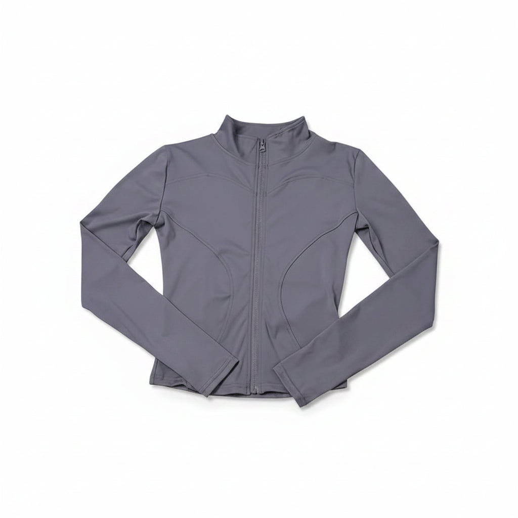 Liveify Women’s Long Sleeve Sport Jacket – Lightweight Gym Training Top, Yoga & Workout Zip Athletic Sportswear Coat