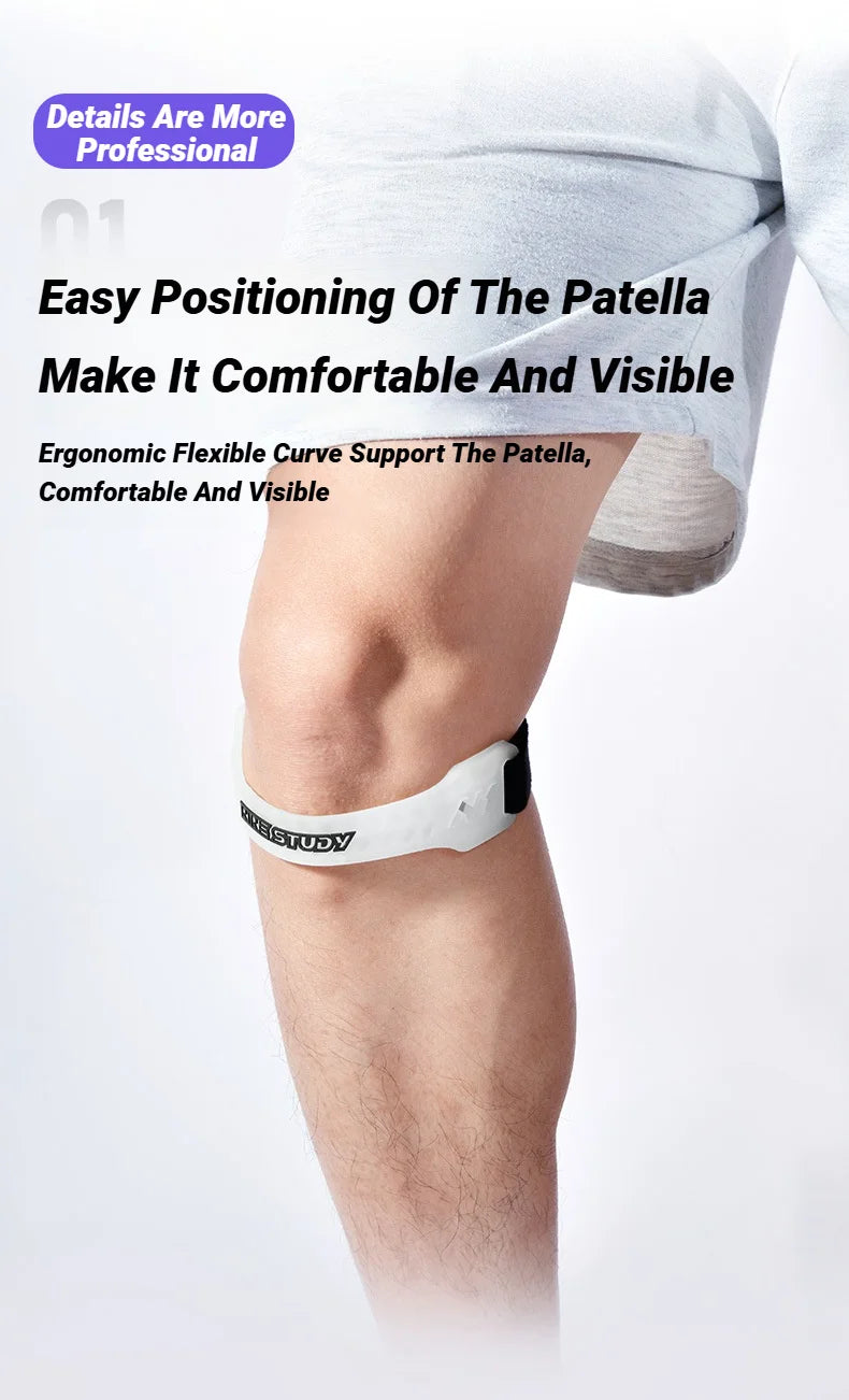 Liveify Adjustable Knee Patellar Strap – Compression Tendon Support Brace for Running, Basketball, Hiking & Sports Protection