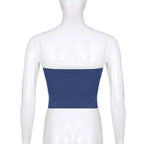 Liveify Women’s Sleeveless Knitted Crop Top – Backless Y2K Tank Top, Casual Summer Cami for Streetwear & Everyday Fashion