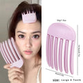 Liveify large 6-teeth pink plastic hair clip for styling, 14.5cm, lightweight 54g, shown in use and product view