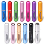 Liveify Refillable Perfume Atomizer – Portable Bottom-Fill Travel Spray Bottle 5ml/10ml for Perfume, Cologne & Fragrance