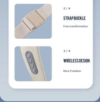 Liveify beige fabric strap buckle and wireless control panel for portable massager