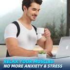Liveify Back Brace Posture Corrector – Adjustable Shoulder Straightener & Full Back Support Belt for Upper & Lower Back Pain Relief & Posture Alignment