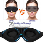 Liveify 3D Sleep Eye Mask – Contoured Light Blocking Blindfold for Men & Women, Comfortable Night Sleep Mask for Travel & Relaxation