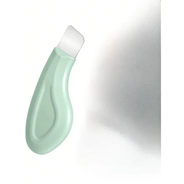 Liveify mint green ergonomic nail file with smooth metal tip for precise manicure care