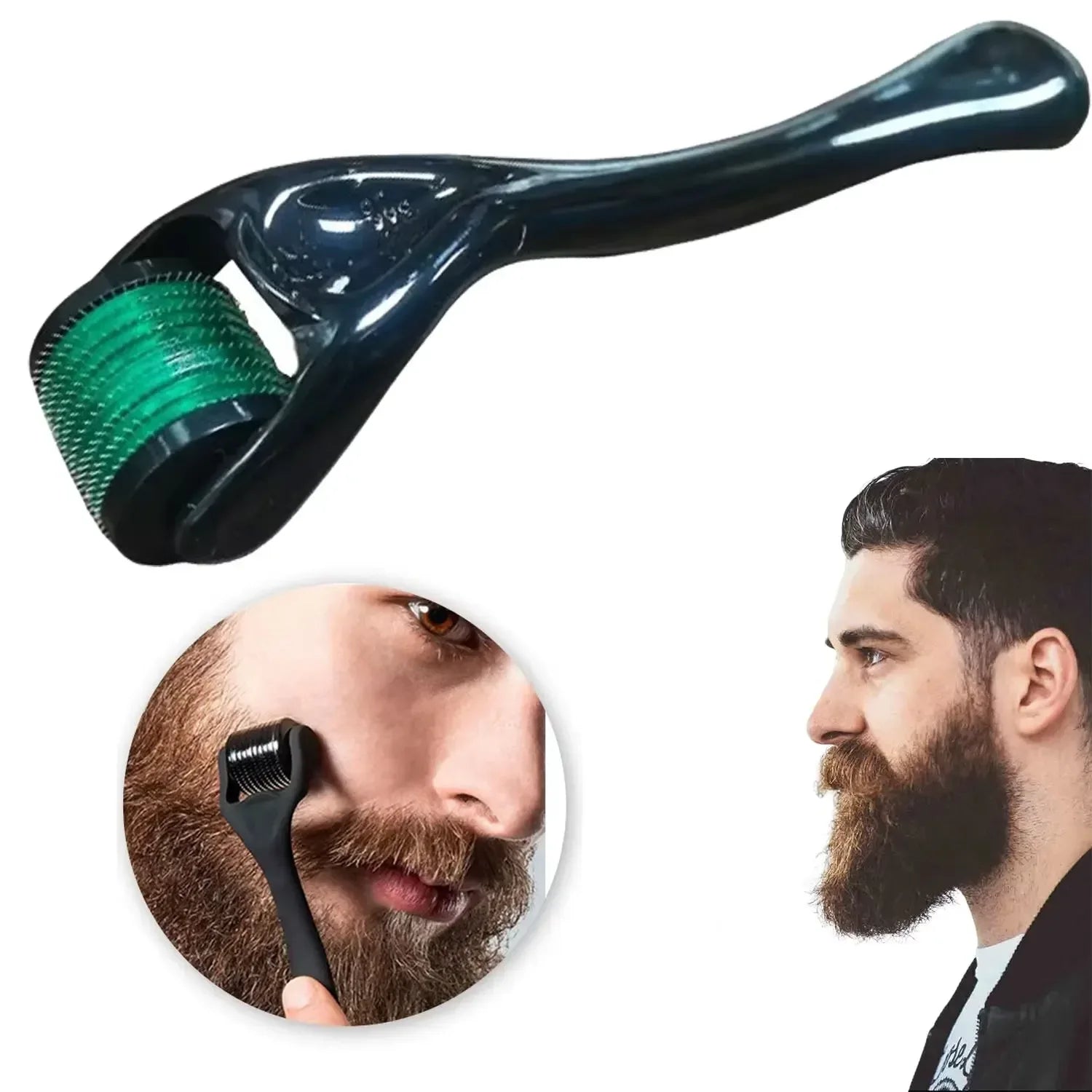 Derma Roller Microneedle for Facial Hair Growth – 540 Needles - liveify