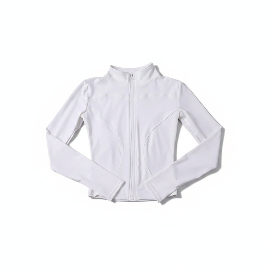 Liveify Women’s Long Sleeve Sport Jacket – Lightweight Gym Training Top, Yoga & Workout Zip Athletic Sportswear Coat