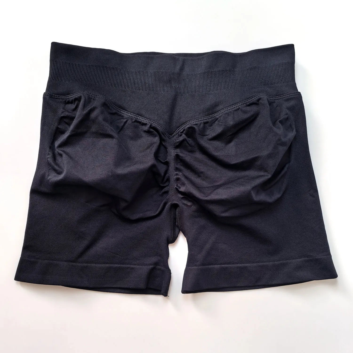 Liveify Impact Seamless Biker Shorts 4.5” – Women’s Scrunch Butt Gym & Yoga Shorts, High Waist Ribbed Workout Activewear