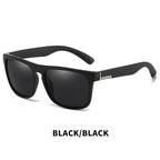 Liveify black polarized sunglasses with matte frame and dark lenses, stylish unisex design