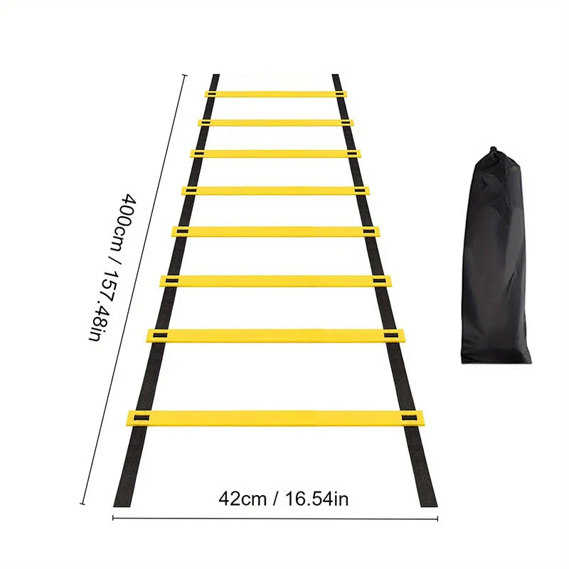 Liveify Agility Training Ladder – Adjustable Speed Ladder for Football, Soccer, Basketball, Fitness & Athletic Footwork Drills