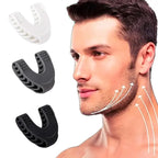 Liveify silicone jaw exerciser in white, gray, and black for facial muscle toning and looksmaxing